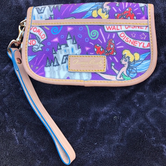 Purple Dooney & Bourke Walt Disney wristlet purse - Picture 5 of 7